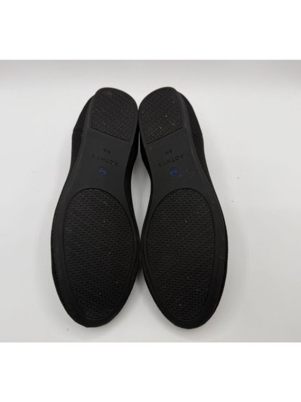 Rothy's The Flats Round Toe Ballet Flats Black Women Size 8.5 Slip On Comfort - Picture 11 of 15